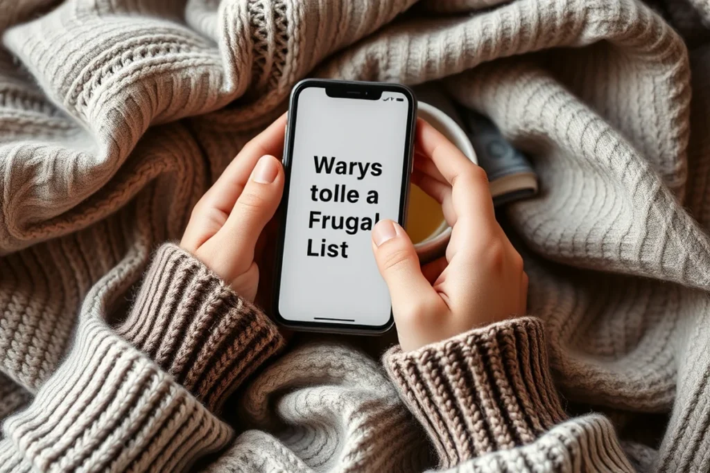 Ways To Be Frugal List