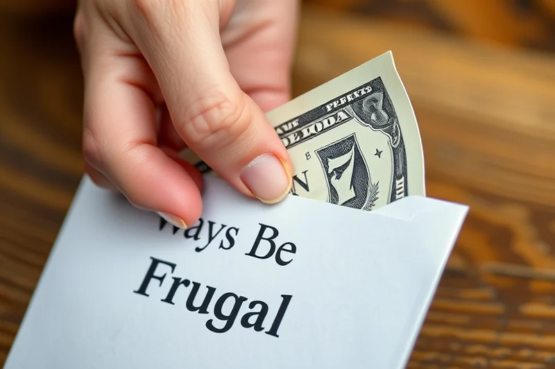 ways to be frugal list — Ways To Be Frugal List (step by step)